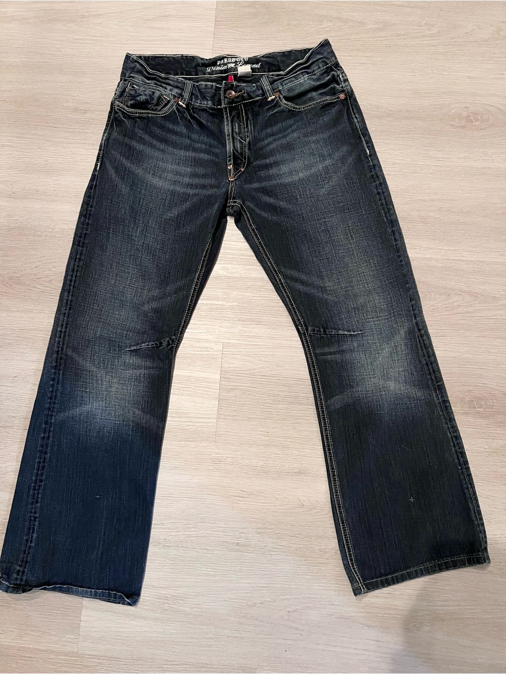 Parasuco Men’s Dark Wash Bootcut Jeans - Indigo